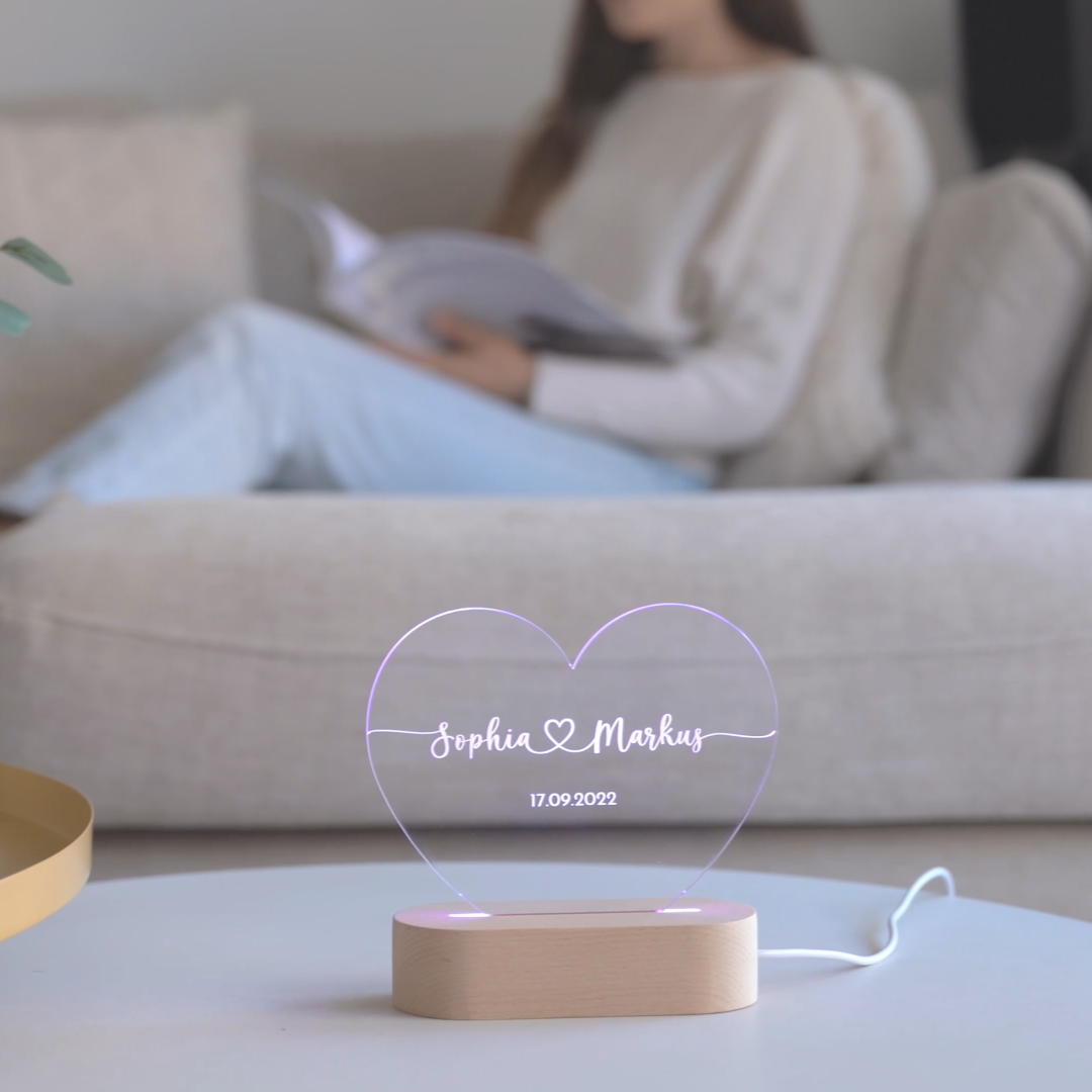 HeartBond | Verrijk je kamer met een nachtlamp vol herinneringen