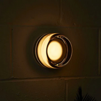 Moderne Glazen Ronde Wandlamp LED 1-Licht