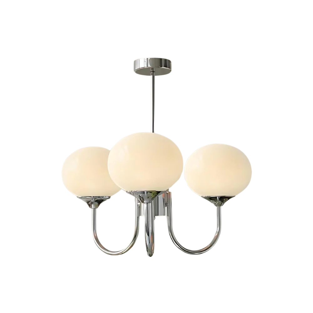 Marshmallow Moderne Glazen Bollen Kroonluchter