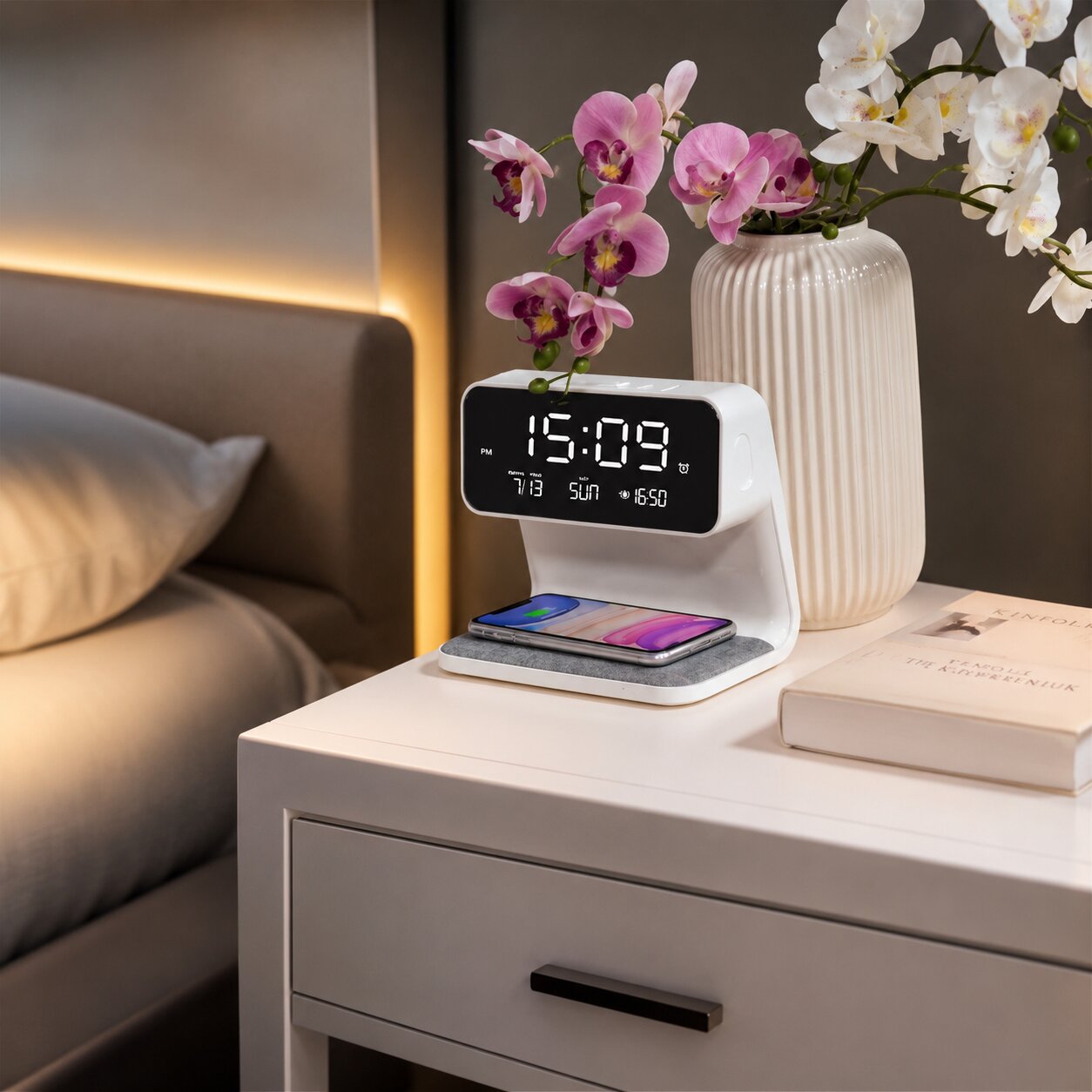 Digitale LED Wecker met Oplaadfunctie | Nachtglans
