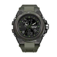 Sportieve Dual-Display Mode Multifunctionele waterdichte verlichte herenarmbandhorloge