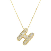 Diamanten Ketting met Letter