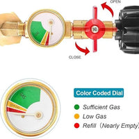 GaugeFlex - Ultieme Propaan Bochtadapter met Tankmeter
