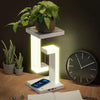 OpulentGlow Geometrische Draadloze Oplaadlamp | Een verfijnde lamp die naadloos hedendaags design combineert met geavanceerde draadloze oplaadefficiëntie.