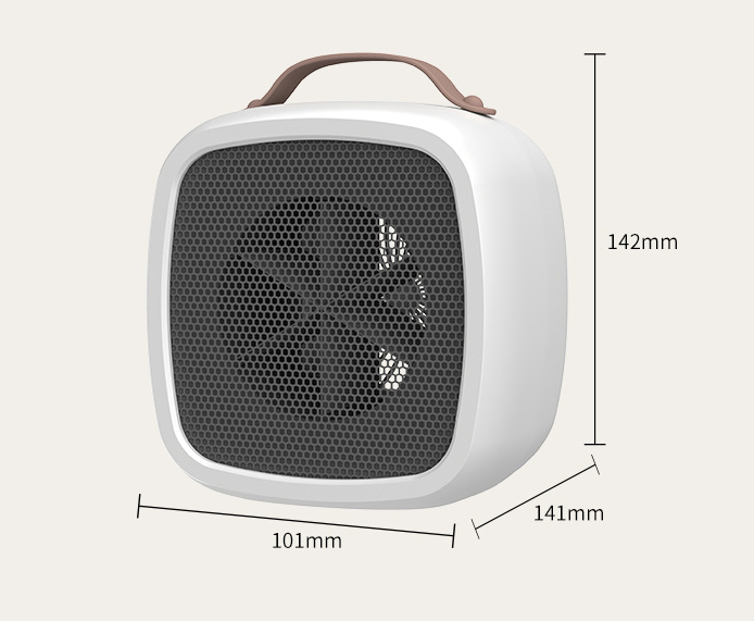 Stille, energiezuinige ventilatorkachel