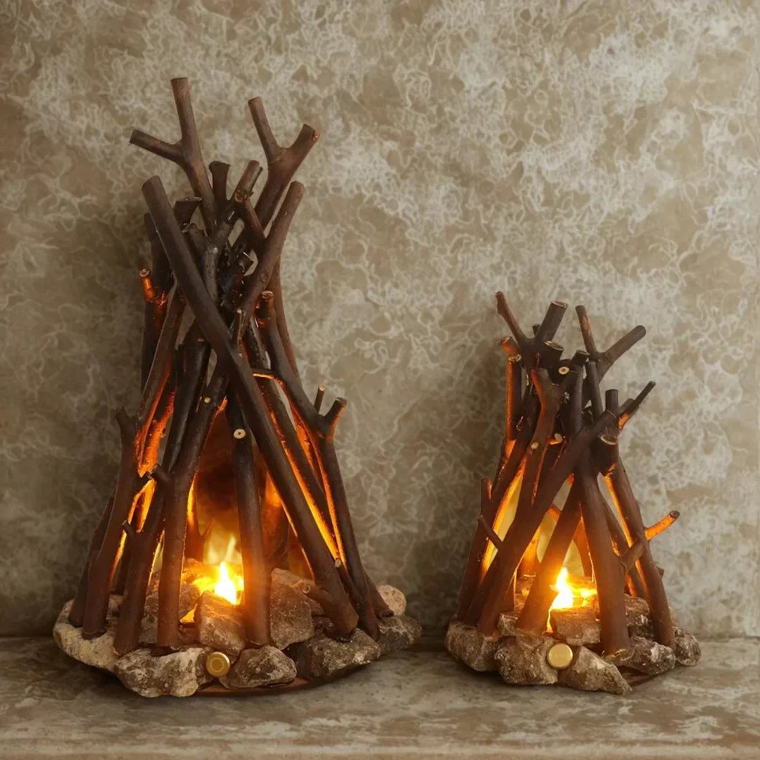 GlowWood™ | Gezellige rustieke warmte met rustgevend omgevingslicht