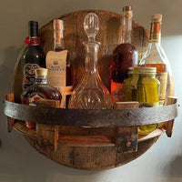 VistaCraft - Houten display voor flessen met een elegante uitstraling