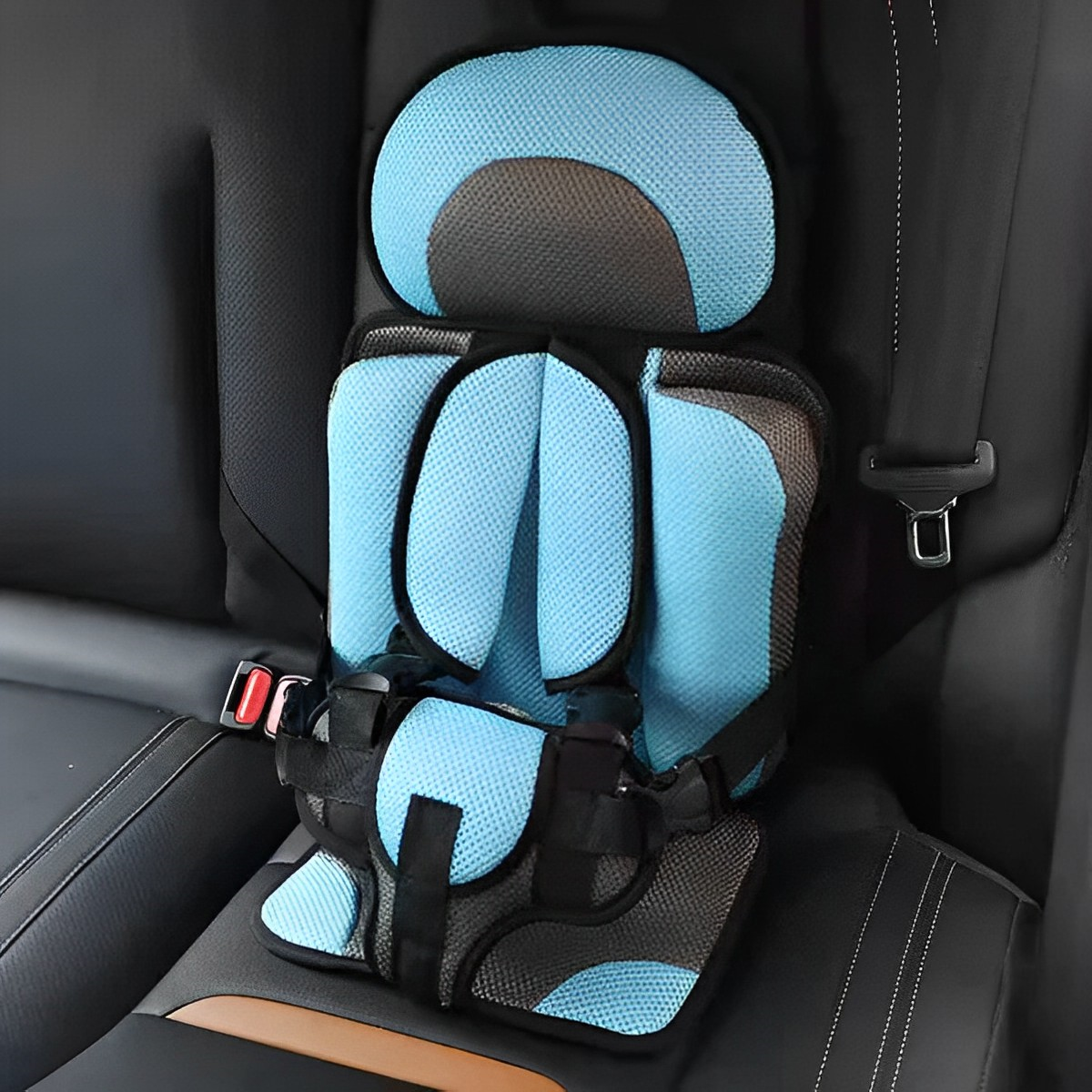 Kid Comfort Reisverhoger | Geniet van stressvrije reizen met dit pluche, draagbare kinderzitje dat gemakkelijk op te vouwen is voor ultiem gemak.