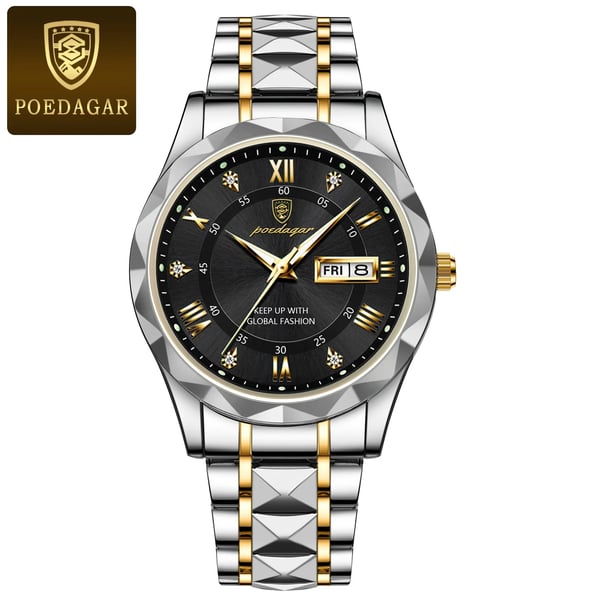 Waterdichte luxe herenarmbandhorloge van topmerk met verlichting