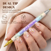 NailArt Glow™ | Dubbelzijdige Nail-Art Marker