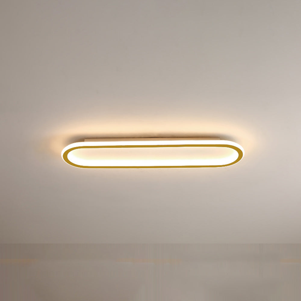Arisha Plafondlamp Rechthoekig Zwart/Goud Slaap-/Woonkamer