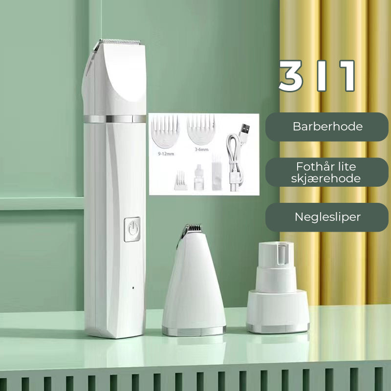 4-in-1 Huisdierhaartrimmer - Stil & Effectief