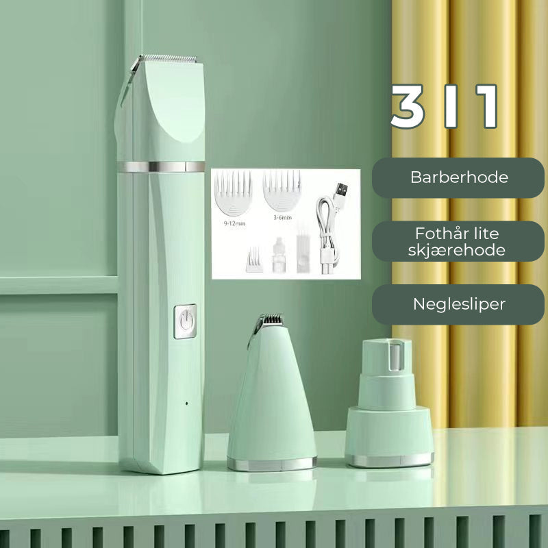4-in-1 Huisdierhaartrimmer - Stil & Effectief