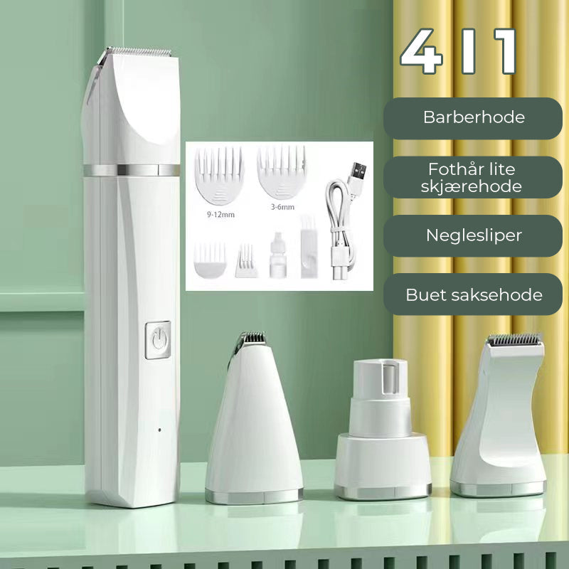 4-in-1 Huisdierhaartrimmer - Stil & Effectief