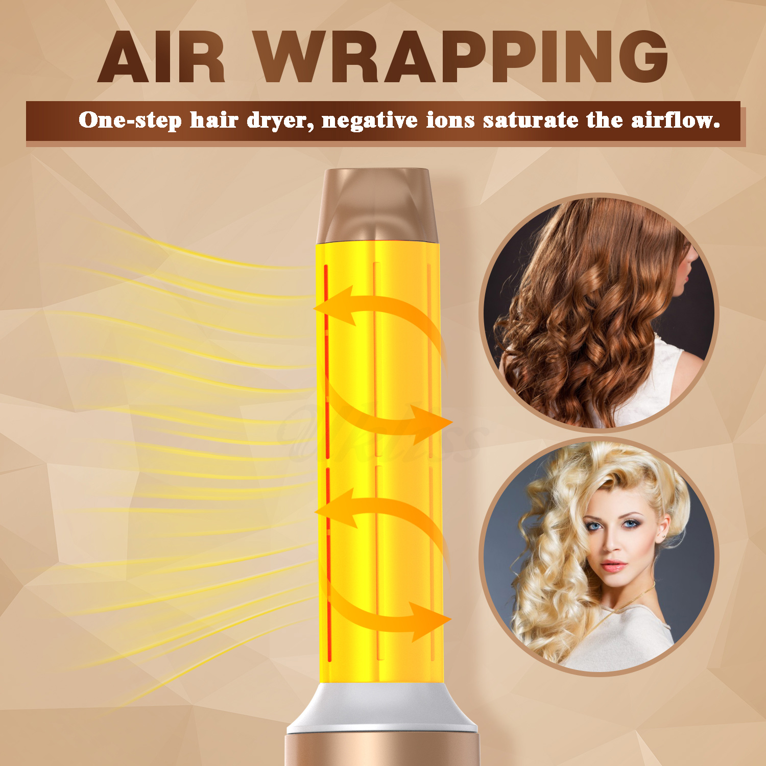 7-in-1 Airwrap Haarstyler | Krullen, steilen & volume | Warme/koude lucht