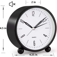SilentWake - Elegante wekker met stille mechanismen en nachtlicht