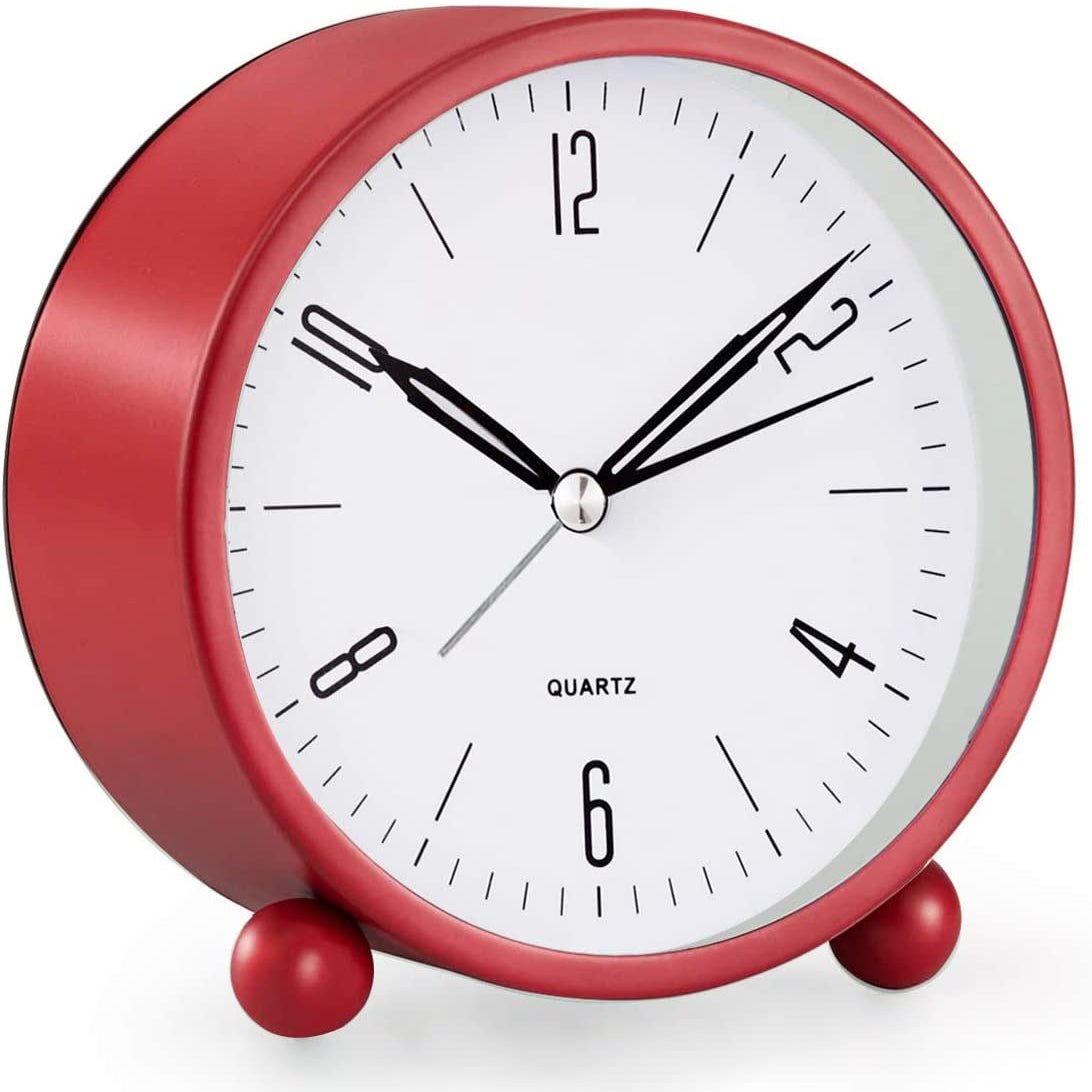 SilentWake - Elegante wekker met stille mechanismen en nachtlicht