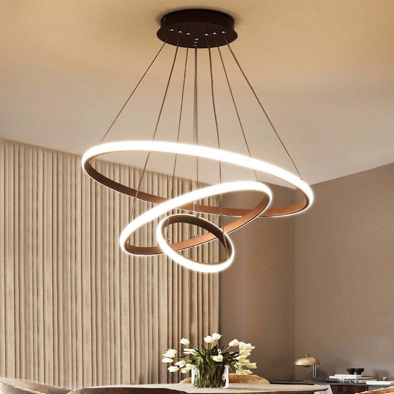 Zin Moderne Ring Hanglamp, 2/3/4 Ringen