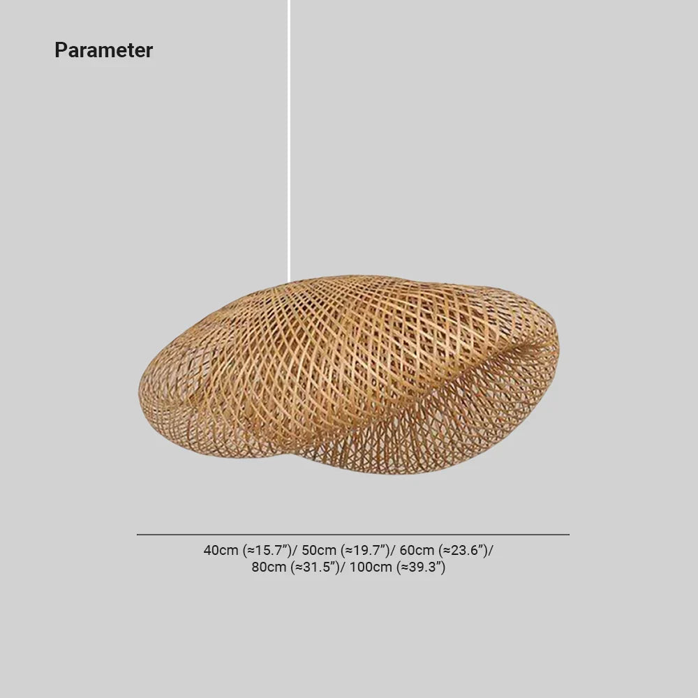 Aira Handgeweven Natuurlijke Bamboe Hanglamp