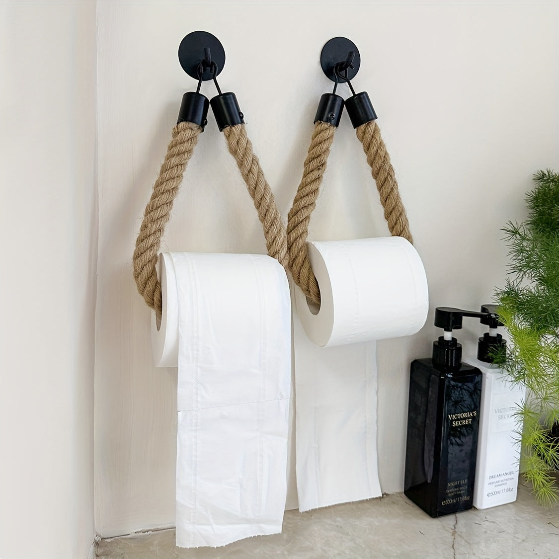Hennep Touw Toiletpapier Houder - Voor Stijlvolle Badkamers