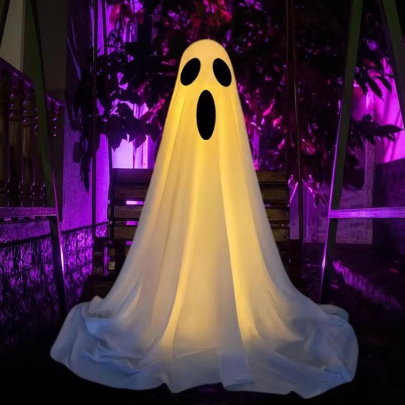 EtherealSpirit | Spookachtige sfeer met zijden stof en LED-verlichting
