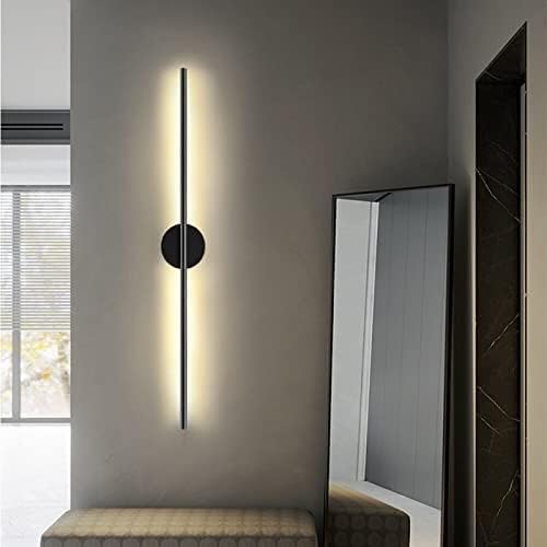 Moderne Zwarte Aluminium Wandlamp