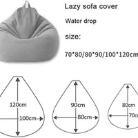 Luxe Linnen Zitzak – Ergonomisch & Stijlvol Comfort