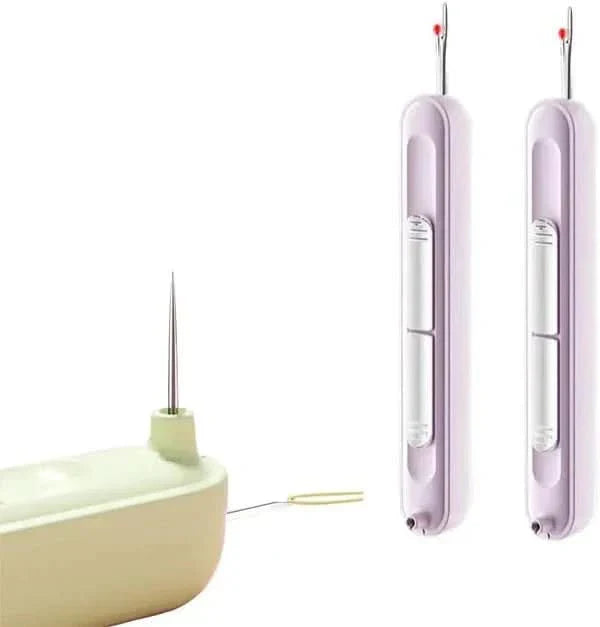 2-in-1 naai gereedschap – Praktische naaldinrijger en draadknipper (x2)