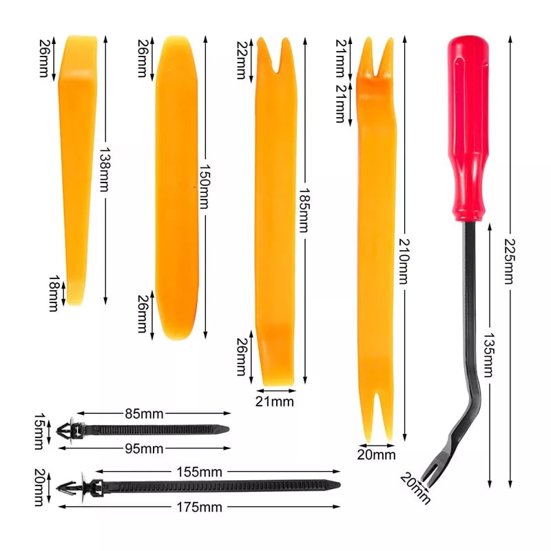 SnapGuard - 725 Stuks Auto Bevestigingsessentials