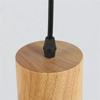 Metaal Houten Hanglamp | Modern Industrieel Ontwerp