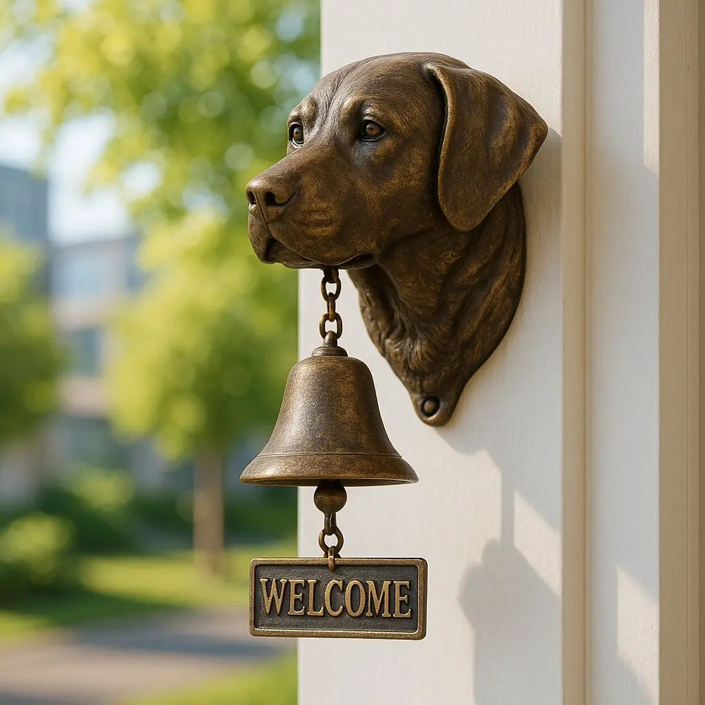 GuardianBell™ | Welkomstbel Duitse Herder — Symbool voor Bescherming & Gastvrijheid