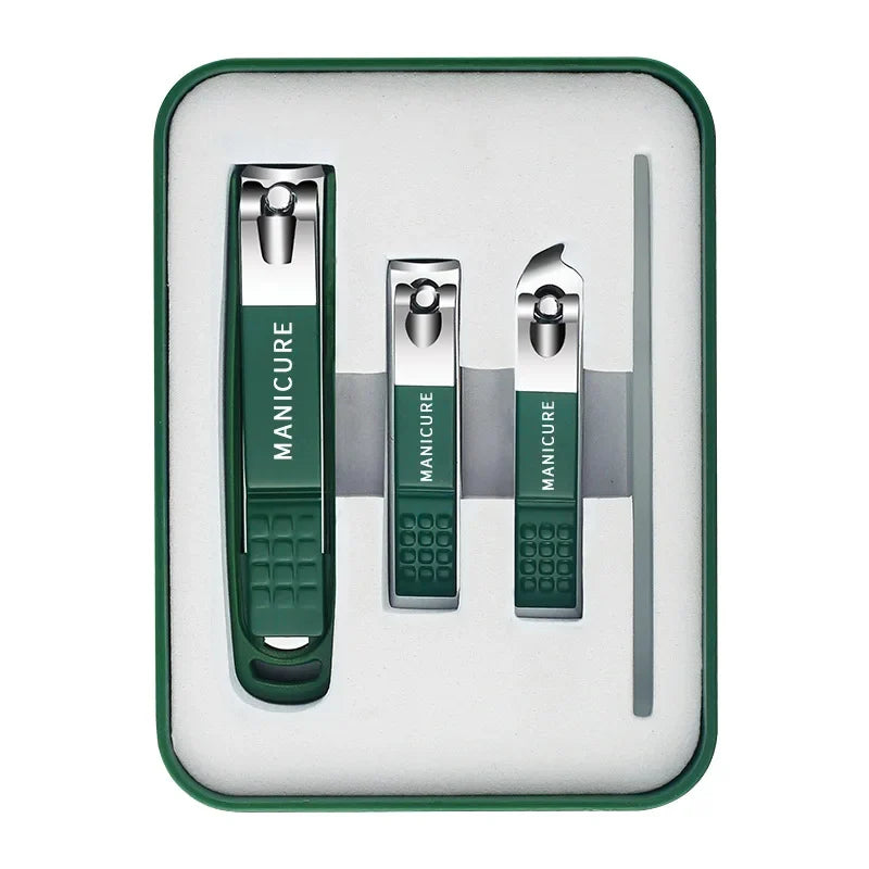 Profi-Nagelknipser-Set, 4-delig (3 Nagelknippers + Nagelfeile)