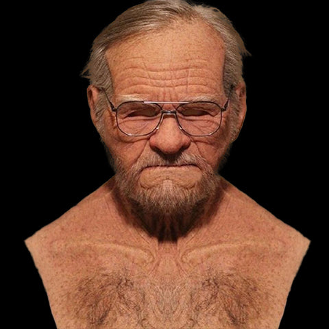 Hyper Realistische Siliconen Oude Man Masker
