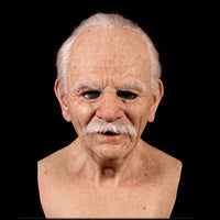 Hyper Realistische Siliconen Oude Man Masker