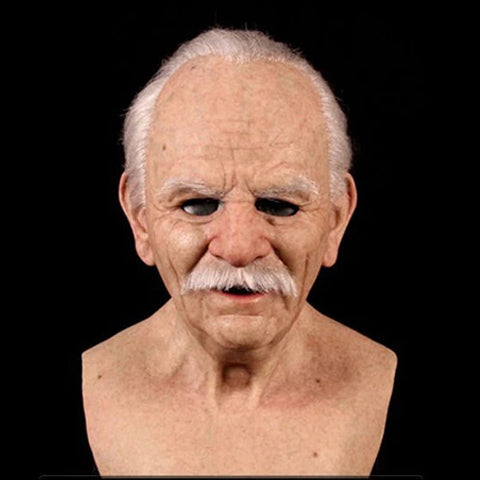Hyper Realistische Siliconen Oude Man Masker
