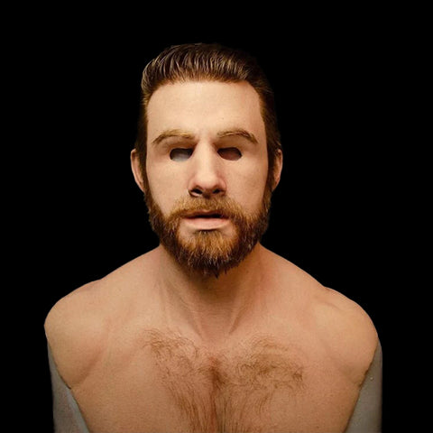 Hyper Realistische Siliconen Oude Man Masker