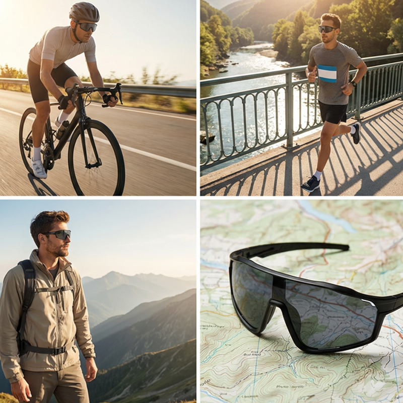 VisionFlex™ | Sportbril – Photochrom, UV-bescherming & Panorama-ontwerp
