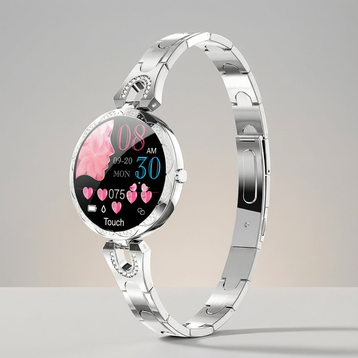 AquaFit Dames Smartwatch waterdicht – Touchscreen, Activiteitsfuncties & IP67