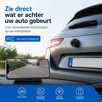 AutoVision | Draadloze HD Achteruitrijcamera voor Auto & Smartphone