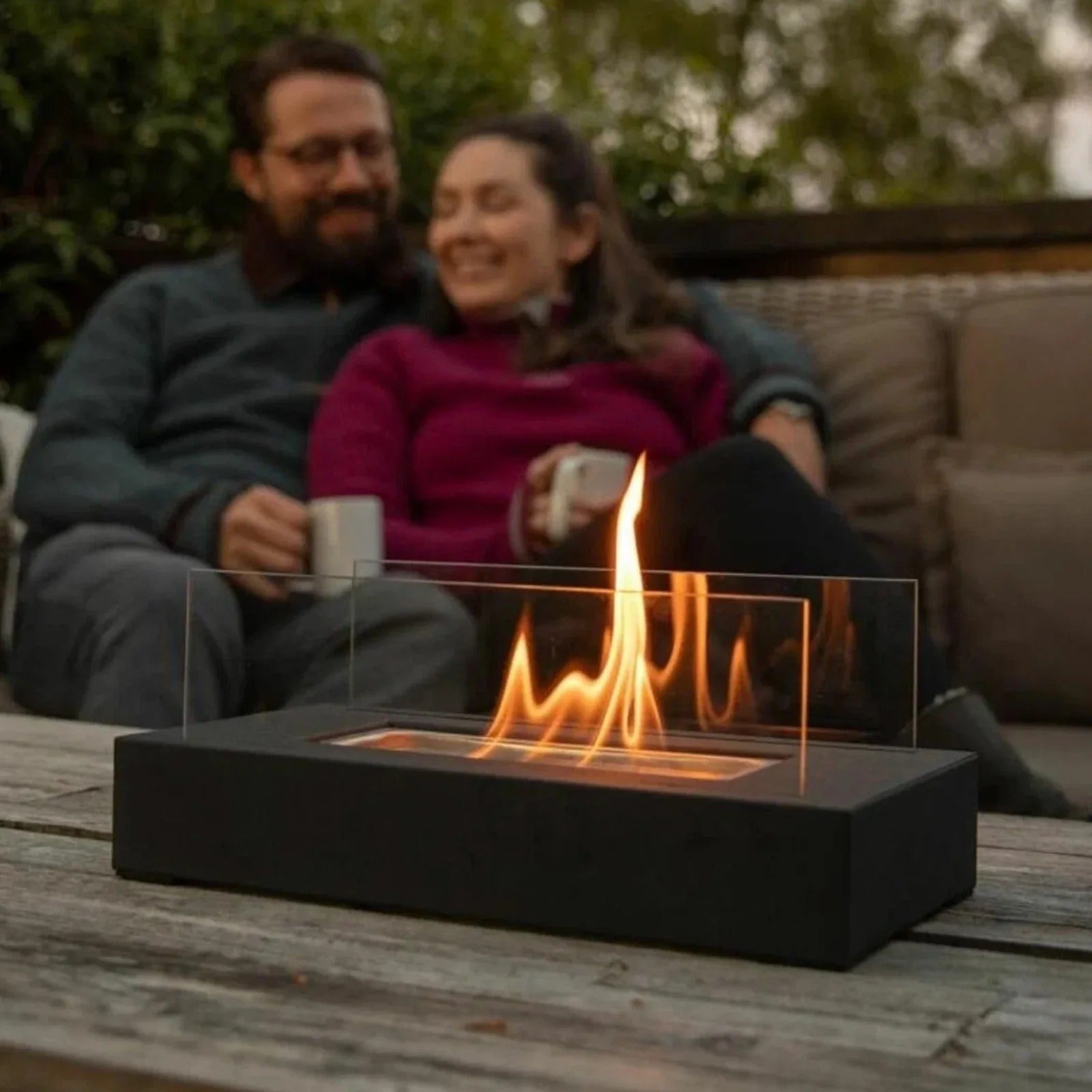 SereneFlame - Luxe sfeerhaard voor een betoverende buitenomgeving