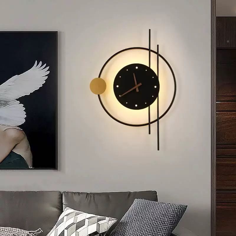 Selyn Moderne Led Wandlamp. Slaapkamer. Zwart/Goud