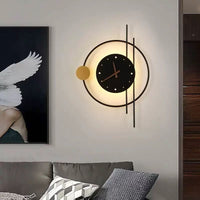 Selyn Moderne Led Wandlamp. Slaapkamer. Zwart/Goud