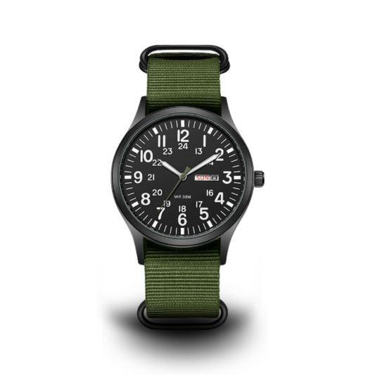 Heren Outdoor Horloge – Waterdicht tot 100m, Krasbestendig Saffierglas