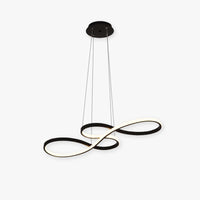 Durell Hanglamp Lineair Noordisch Zwart/Wit/Goud. Slaapkamer