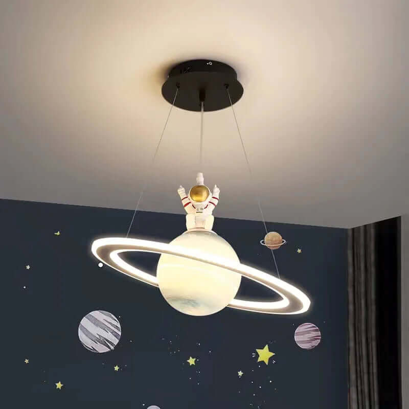 Kinder LED Hanglamp in Planeetstijl – Magische Sfeer
