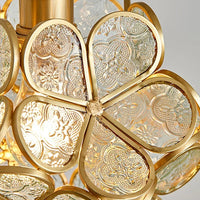 Bloeiende Nordic Bloem Glas Hanglamp