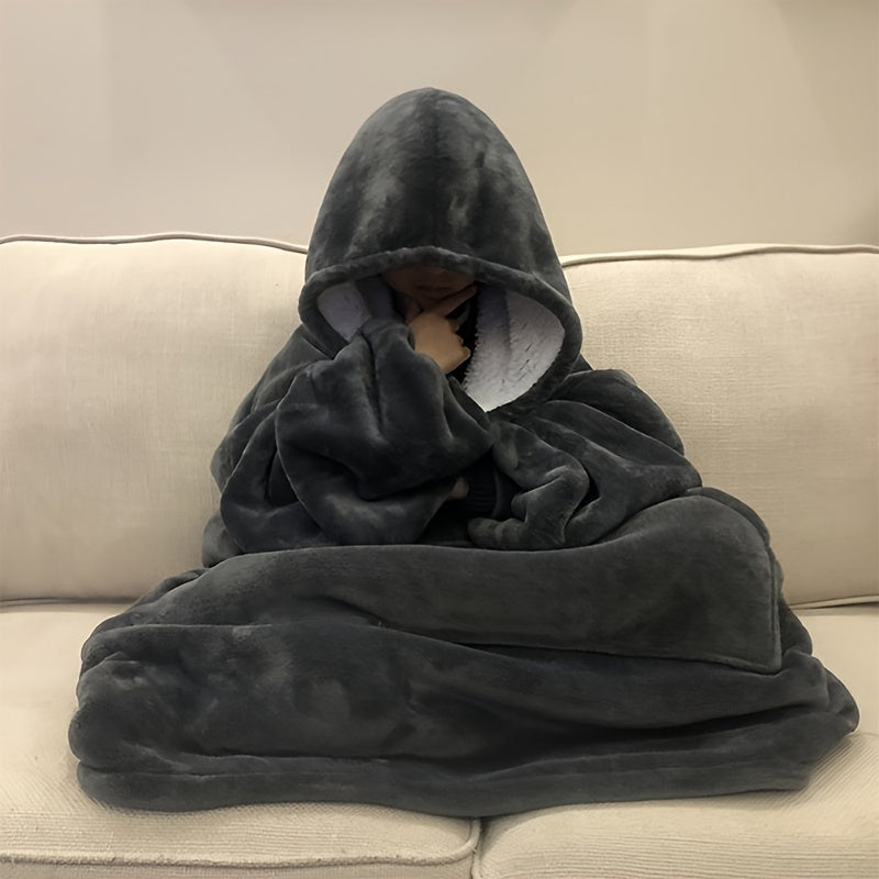 Luna Sherpa Hoodie Deken - Ultra Zacht en Comfortabel voor de Koudste Dagen