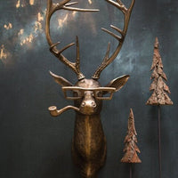 WallCritters – Speelse dierenkop wanddecoratie – Handgeschilderd resin ontwerp