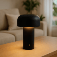 Oplaadbare LED Tafellamp met Metalen Kap