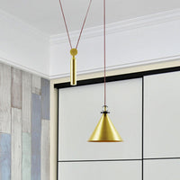 Hoogte Verstelbare Hanglamp met Katrol Eén Licht Moderne Hanglamp voor Keuken Gang